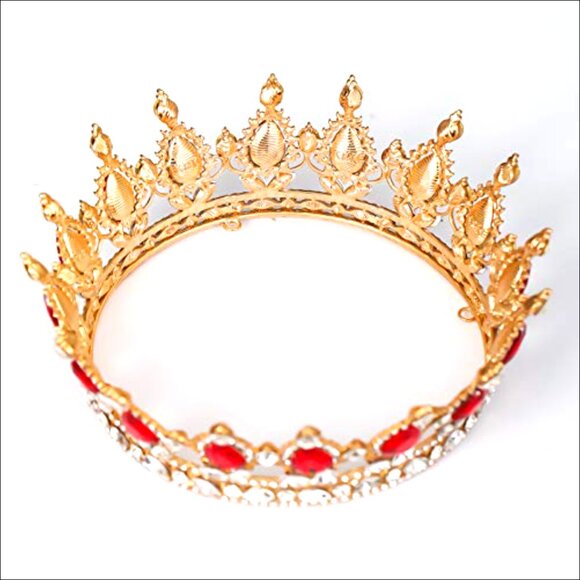 Rhinestone Crystal Wedding Tiara Headband for Bridal Party Costume main image 4